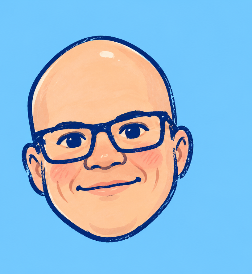 Retrato ilustrado de Alberto